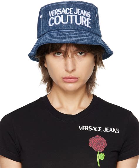 versace jeans bucket hat|versace beanie.